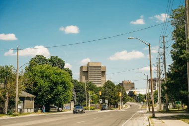 Londra Ontario sokakları - Ekim 2022. Yüksek kalite fotoğraf