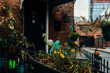 Boston, Usa - Ekim 2019 Boston 'da Küçük İtalya.