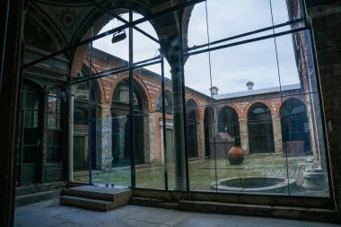 İstanbul, Türkiye, 28 Kasım 2022. Topkapı Sarayı Haremi, Plat 'ın içinden görüntüler, Binalar ve Müzeler. Yüksek kalite fotoğraf