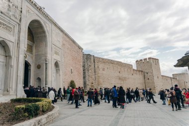 İstanbul, Türkiye, 28 Kasım 2022 Topkapı Harem 'i, Plat' ın içinden görüntüler. Yüksek kalite fotoğraf