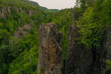 Sheguiandah, Ontario, Kanada - On Mil Noktası Ticaret Merkezi. Yüksek kalite fotoğraf