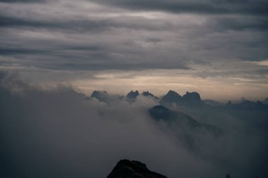  İtalya 'nın Dolomites kentindeki Civetta Dağı manzarası. Yüksek kalite fotoğraf