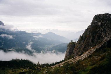  İtalya 'nın Dolomites kentindeki Civetta Dağı manzarası. Yüksek kalite fotoğraf