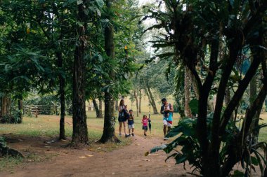 Retalhuleu 'daki Arkeoloji Parkı Takalik Abaj, Maya ve Olmeca, Guatemala - Şubat 2023. Yüksek kalite fotoğraf