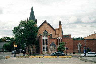 Medicine Hat, Alberta - Temmuz 2022 Medicine Hat, Alberta 'nın tarihi merkezi. Yüksek kalite fotoğraf