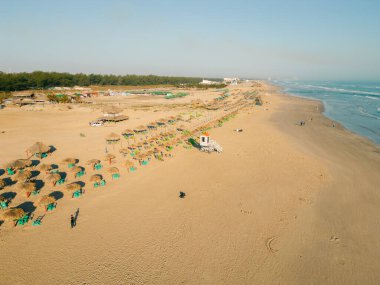 Tampico Mexico şehrinin havadan görünüşü. Yüksek kalite fotoğraf