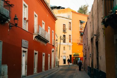 Diego Rivera 'nın Guanajuato, Meksika' daki evi. Şubat 2023. Yüksek kalite fotoğraf