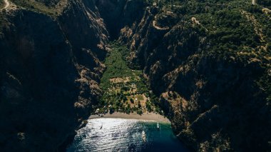 Kelebek Vadisi 'nin derin vadisi, Fethiye, Türkiye. Yüksek kalite fotoğraf