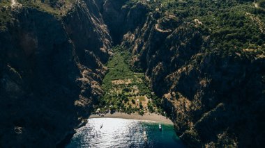 Kelebek Vadisi 'nin derin vadisi, Fethiye, Türkiye. Yüksek kalite fotoğraf