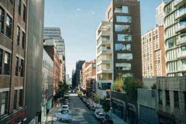Manhattan, New York - Haziran 2022 Manhattan 'daki High Line Park. Yüksek kalite fotoğraf
