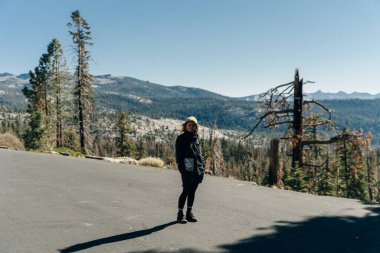 Olmsted Point, ABD 'den Yosemite Ulusal Parkı manzaralı - sep 2022. Yüksek kalite fotoğraf