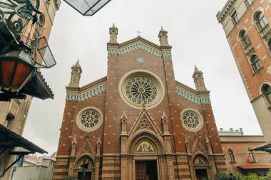 Padua Kilisesi 'nden Aziz Anthony, İstanbul, Türkiye' ye Antuan Kilisesi - sep 2022. Yüksek kalite fotoğraf