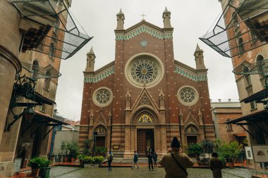 Padua Kilisesi 'nden Aziz Anthony, İstanbul, Türkiye' ye Antuan Kilisesi - sep 2022. Yüksek kalite fotoğraf