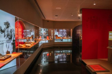 Pera Müzesi İstanbul 'da sergiler, hindi - sep 2022. Yüksek kalite fotoğraf