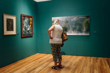 Mexico City 'deki Müze Nacional de Arte MUNAL eski İletişim Sarayı Stariways - Mayıs 2023. Yüksek kalite fotoğraf