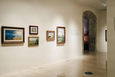 Meksika 'daki San Carlos Ulusal Müzesi - Mayıs 2023. Yüksek kalite fotoğraf