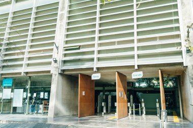 Mexico City, Meksika 'daki Vasconcelos Kütüphanesi - Mayıs 2023. Yüksek kalite fotoğraf