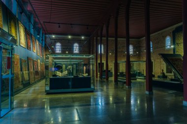  İslam Bilim ve Sanat Müzesi sergisi. Türkiye, İstanbul - Aralık, 2021. Yüksek kalite fotoğraf