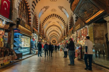 İstambul, Türkiye - Kasım 2022 Mall Grand Bazaar. Yüksek kalite fotoğraf