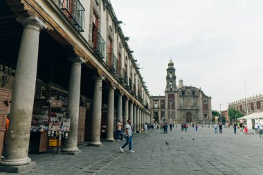 MEXICO CITY, MEXICO - may 2023cThe Church of Santo Domingo and its Plaza, also called Santo Domingo. High quality photo clipart