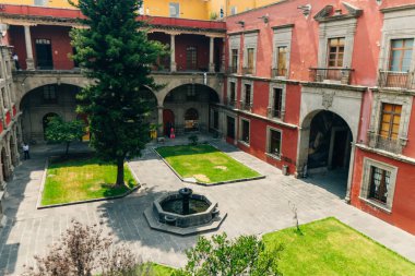 Museo Nacional de las Culturas del Mundo INAH, Meksika şehri - Mayıs 2023. Yüksek kalite fotoğraf