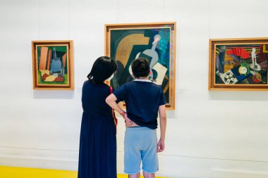 Mexico City, Meksika - Mayıs 2023 Blue House Müzesi İspanyolca: La Casa Azul. Yüksek kalite fotoğraf