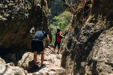 Tepozteco Piramidi Tepoztlan, Morelos, Meksika - Nisan 2023. Yüksek kalite fotoğraf