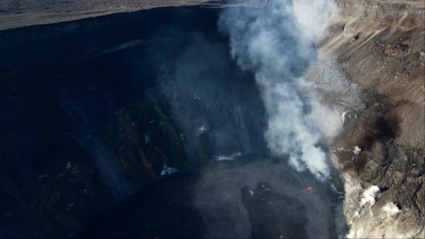 Aerial Volcano Kilauea Big Island Hawai High Quality Footage — Stock Video