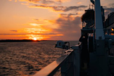 Güney Baymouth, On, Kanada-Temmuz 2022-Chi-Cheemaun feribotu Tobermory 'den Güney Baymouth' a geliyor. Yüksek kalite fotoğraf
