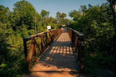 Sault Ste 'deki Whitefish Adası Nehir Bakış Alanı. Marie, Kanada 'dan. Yüksek kalite fotoğraf