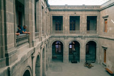 Mexico City, FEB 2023 The historical castle - Chapultepec Castle . High quality photo clipart
