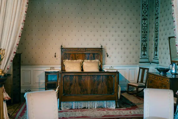 Mexico City, FEB 2023, Chapultepec Kalesi 'nin tarihi manzarası. Yüksek kalite fotoğraf