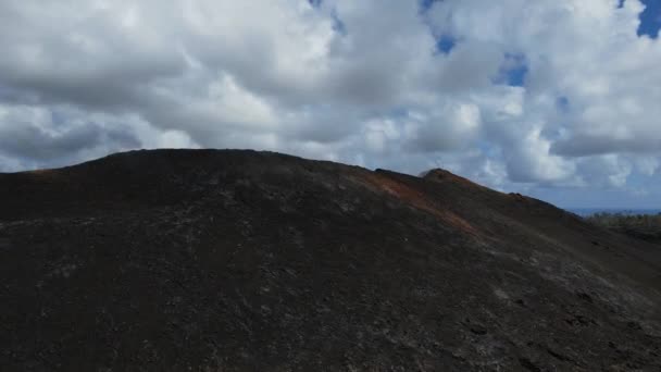 Aeriană Vulcanului Insula Mare Din Hawai Înregistrare Înaltă Calitate — Videoclip de stoc
