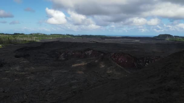 Aerial Volcano Kilauea Big Island Hawai High Quality Footage — Stock Video