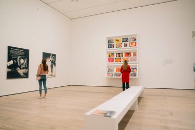 LACMA 'daki sergiler, Los Angeles Sanat Müzesi. ABD - Mayıs 2023. Yüksek kalite fotoğraf