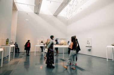 LACMA 'daki sergiler, Los Angeles Sanat Müzesi. ABD - Mayıs 2023. Yüksek kalite fotoğraf