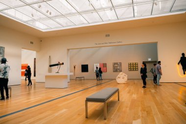 LACMA 'daki sergiler, Los Angeles Sanat Müzesi. ABD - Mayıs 2023. Yüksek kalite fotoğraf