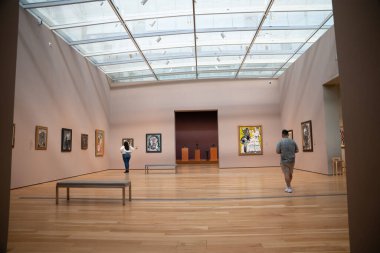 LACMA 'daki sergiler, Los Angeles Sanat Müzesi. ABD - Mayıs 2023. Yüksek kalite fotoğraf