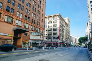 LOS ANGELES, ABD - Mayıs 2023 şehir merkezi manzaralı. Yüksek kalite fotoğraf