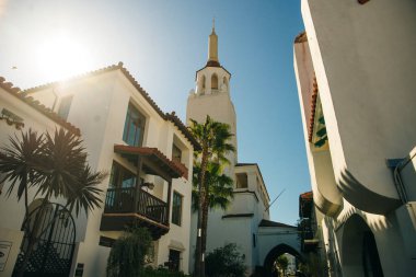  Street in historic city center of Santa Barbara, California CA, USA - may 2023. High quality photo clipart
