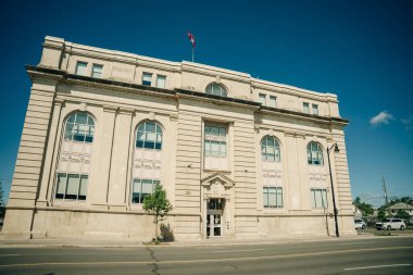 Kanada, Thunder Bay 'deki kilise. Mayıs 2023. Yüksek kalite fotoğraf