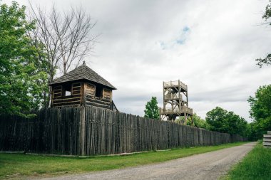 Fort William Tarih Parkı, Thunder Bay, Ontario, Kanada - Eylül, 2022. Yüksek kalite fotoğraf