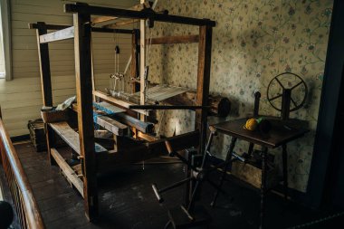 Highland Village Müzesi, Cape Breton, Nova Scotia, Ekim 2022. Yüksek kalite fotoğraf