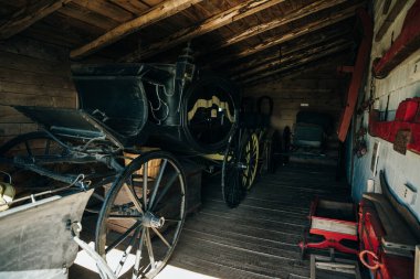 Highland Village Müzesi, Cape Breton, Nova Scotia, Ekim 2022. Yüksek kalite fotoğraf