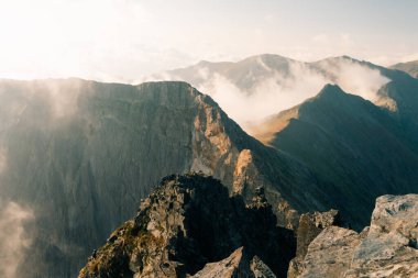Muhteşem Canigo Dağı 'nın manzarası. Fransa Pireneleri. Yüksek kalite fotoğraf