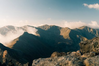 Muhteşem Canigo Dağı 'nın manzarası. Fransa Pireneleri. Yüksek kalite fotoğraf