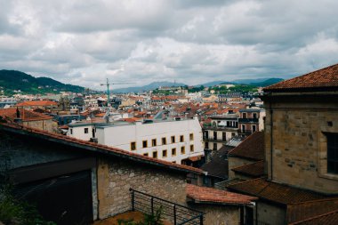  San Sebastian. Bask Ülkesi, İspanya - 13 Eylül 2023 San Sebastian Caddesi manzaralı. - Evet. Yüksek kalite fotoğraf