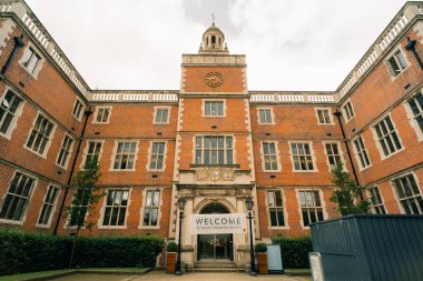 Newcastle, İngiltere - 21 Ağustos 2023 Newcastle Üniversitesi, Kuzey Doğu 'nun en iyi üniversitelerinden biri. Yüksek kalite fotoğraf