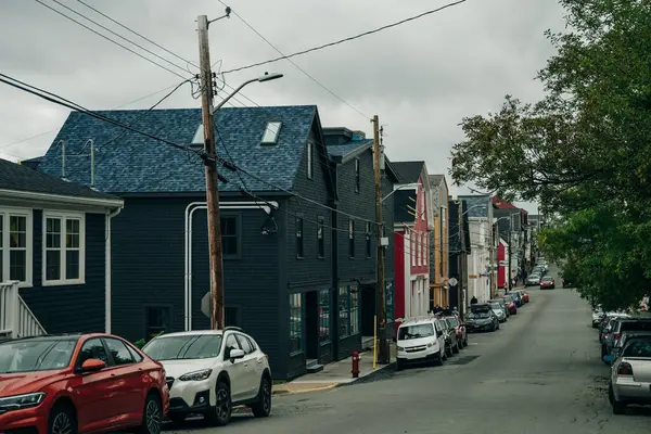 King Caddesi, Lunenburg, Nova Scotia, Kanada - 12 Eylül 2023. Yüksek kalite fotoğraf