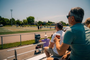 Sault Ste. Marie, ON, Kanada - 30 Haziran 2022 ragbi turnuvası. Yüksek kalite fotoğraf